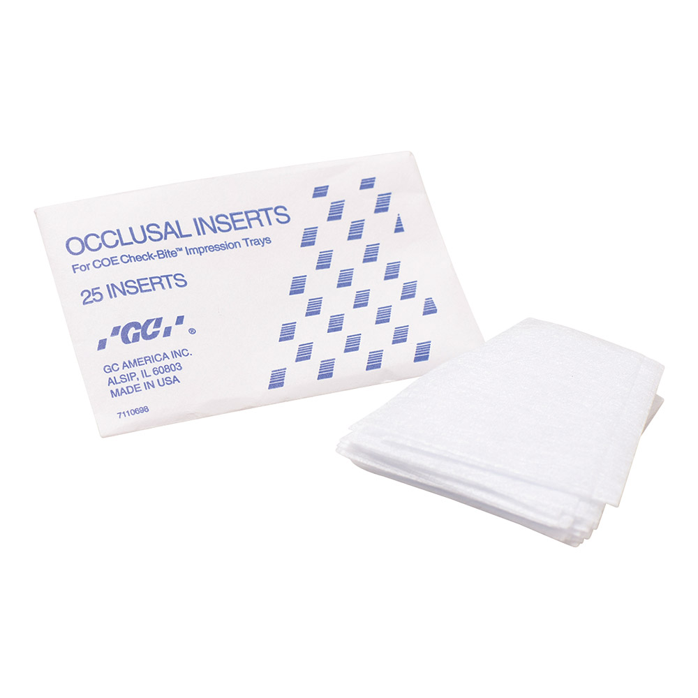 Occlusal Inserts, verpakking