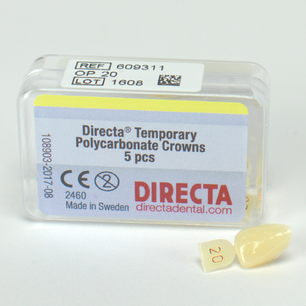 Directa-kronen opak Nr. 20, 5 stuks