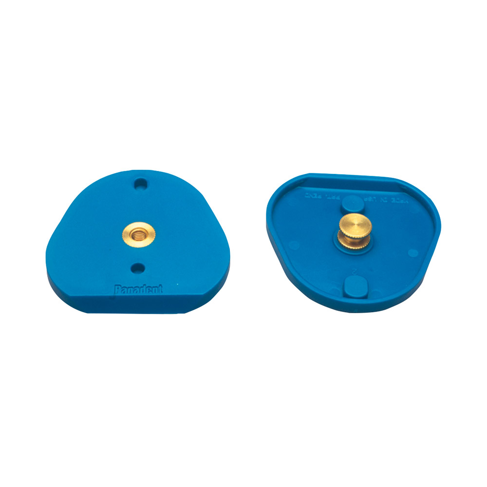 PANADENT montageplaten blauw, 20 stuks