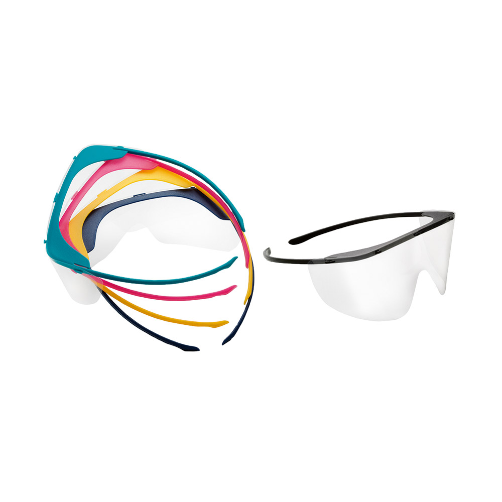 Monoart Visier klein 20 Schilden + 5 Beugels, Set