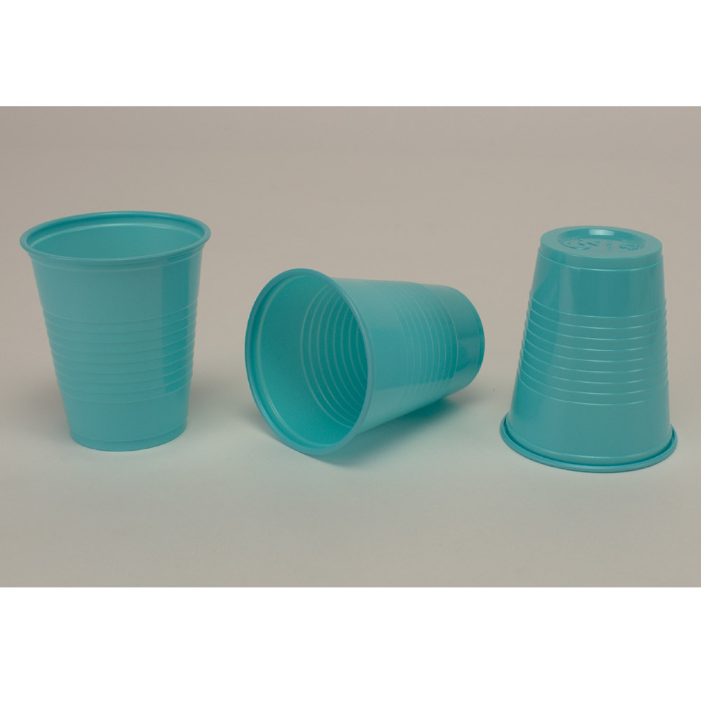 Mondspoelbeker blauw, 1000 stuks