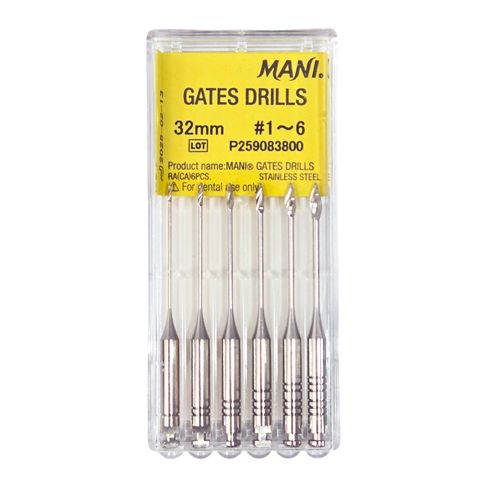 Mani Gates boren 32 mm, maat 1-6, 6 stuks