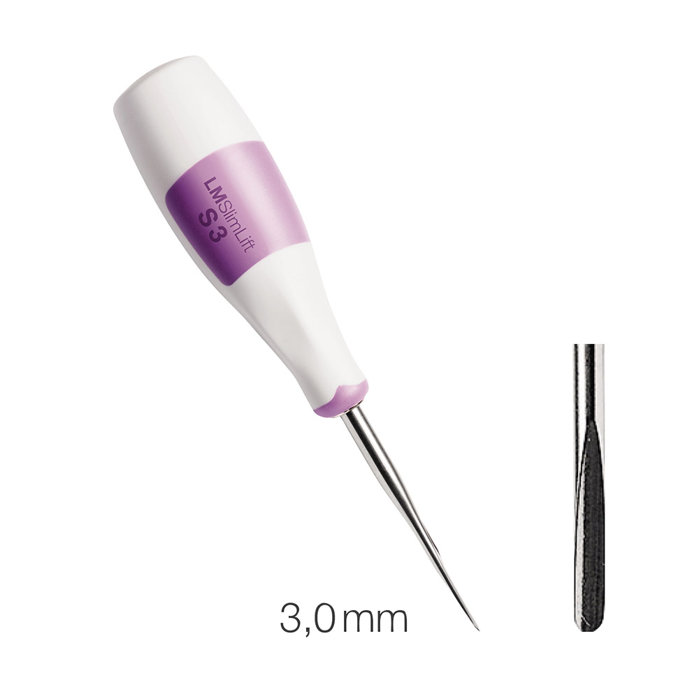Wortelheffer SlimLift S3 3 mm recht, stuk