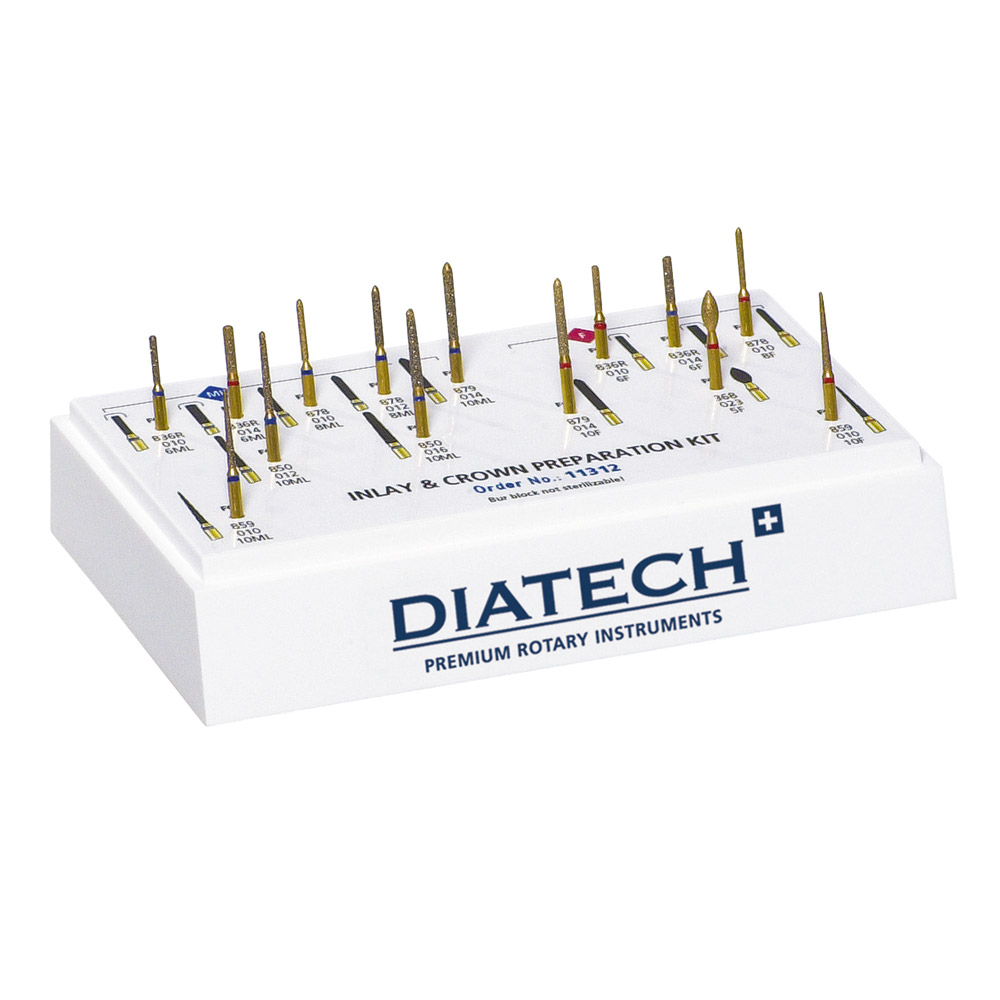 Diatech Inlay + Crown, Preparatieset