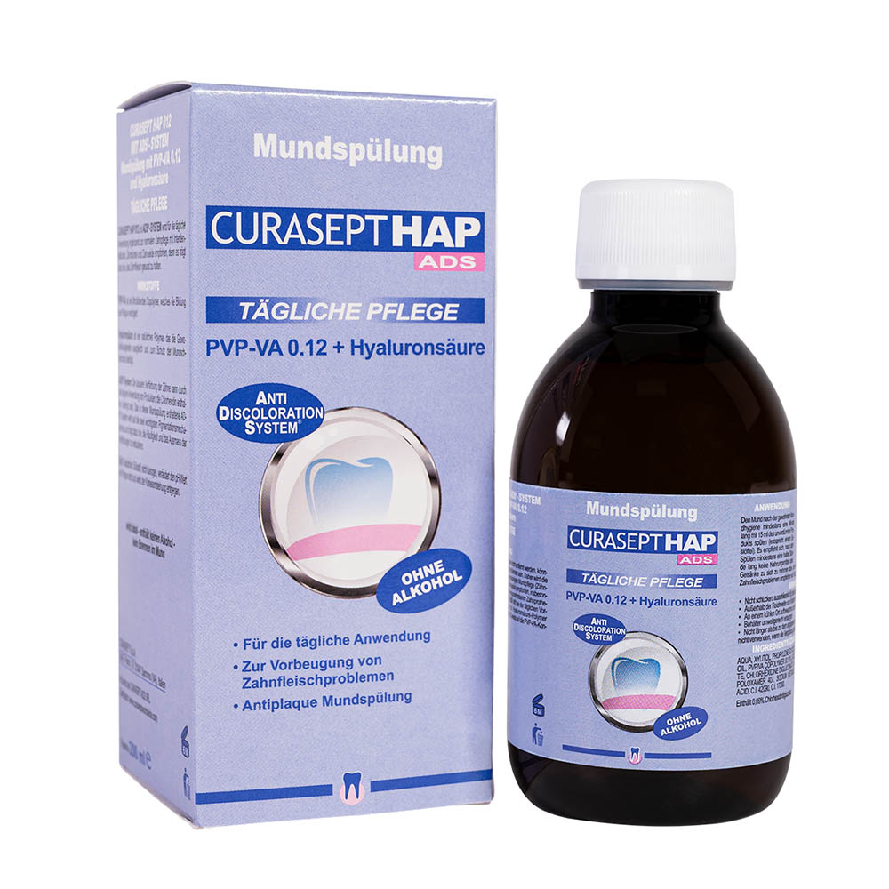 Curasept mondspoeling PVP/HAP 012 200 ml