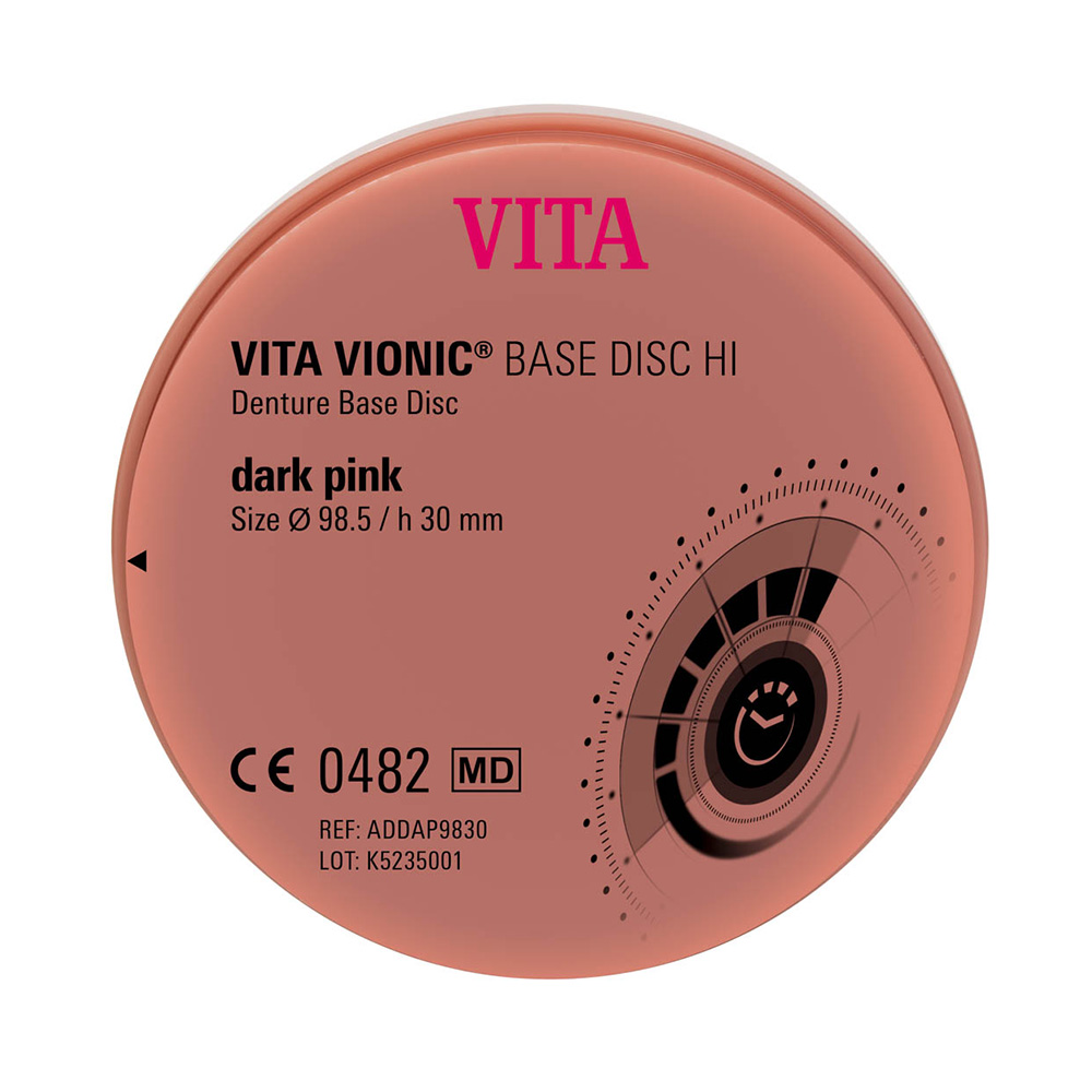 VITA Vionic Base Disc HI 98,5 x 30 mm donkerroze, stuk
