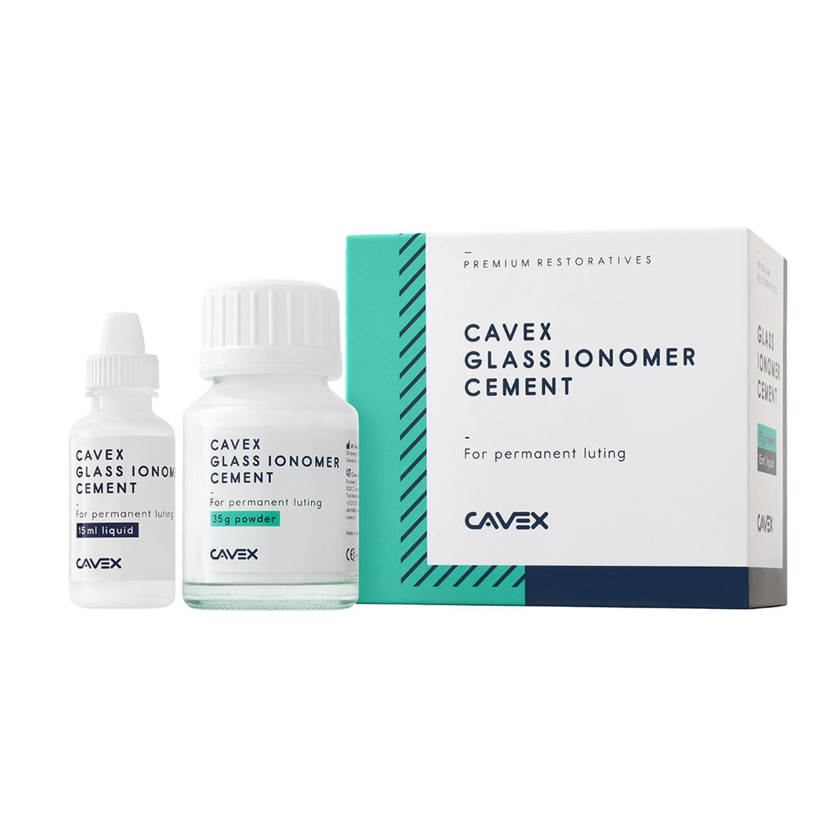Cavex Tijdelijk Cement, verpakking 35g/16ml