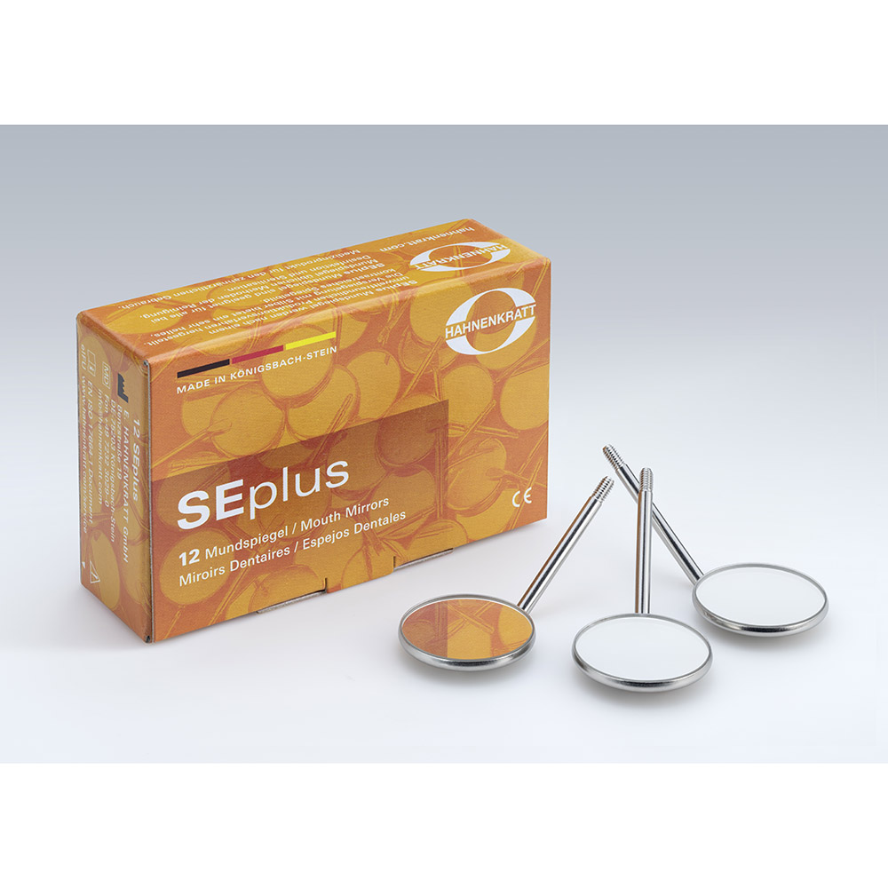 Mondspiegel SEplus 5 vlak CS, 12 stuks
