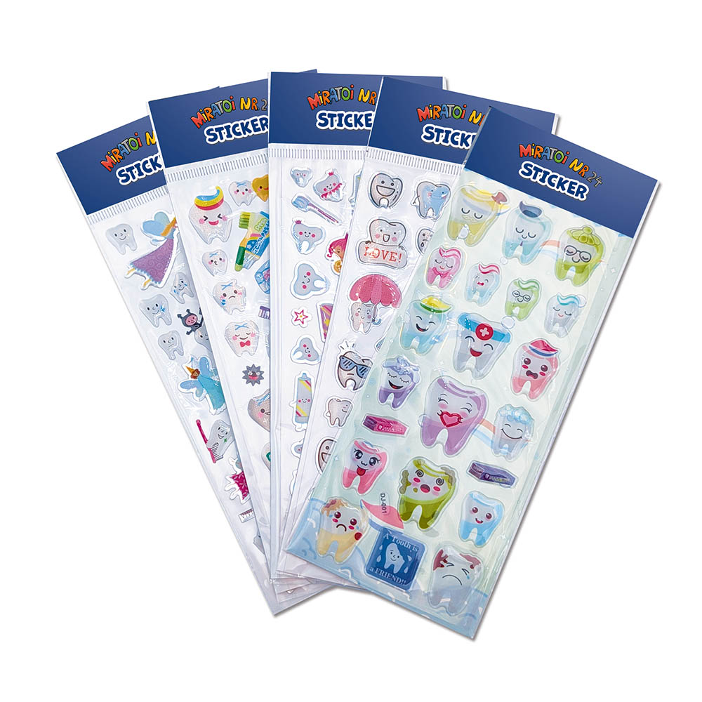 Miratoi Nr. 24 Stickers, 5 x 10 vellen