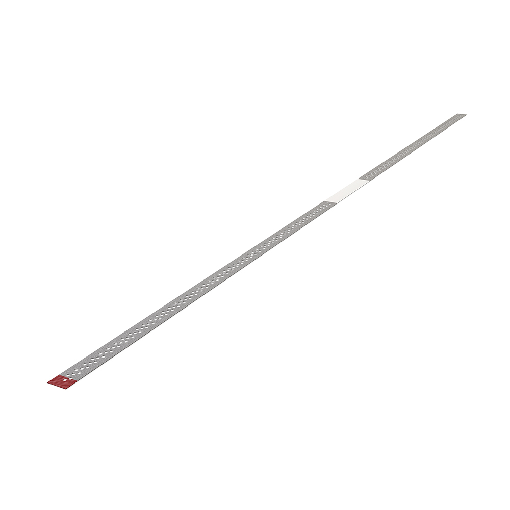 Jiffy diamantstrip perforatie smal fijn rood, 10 stuks