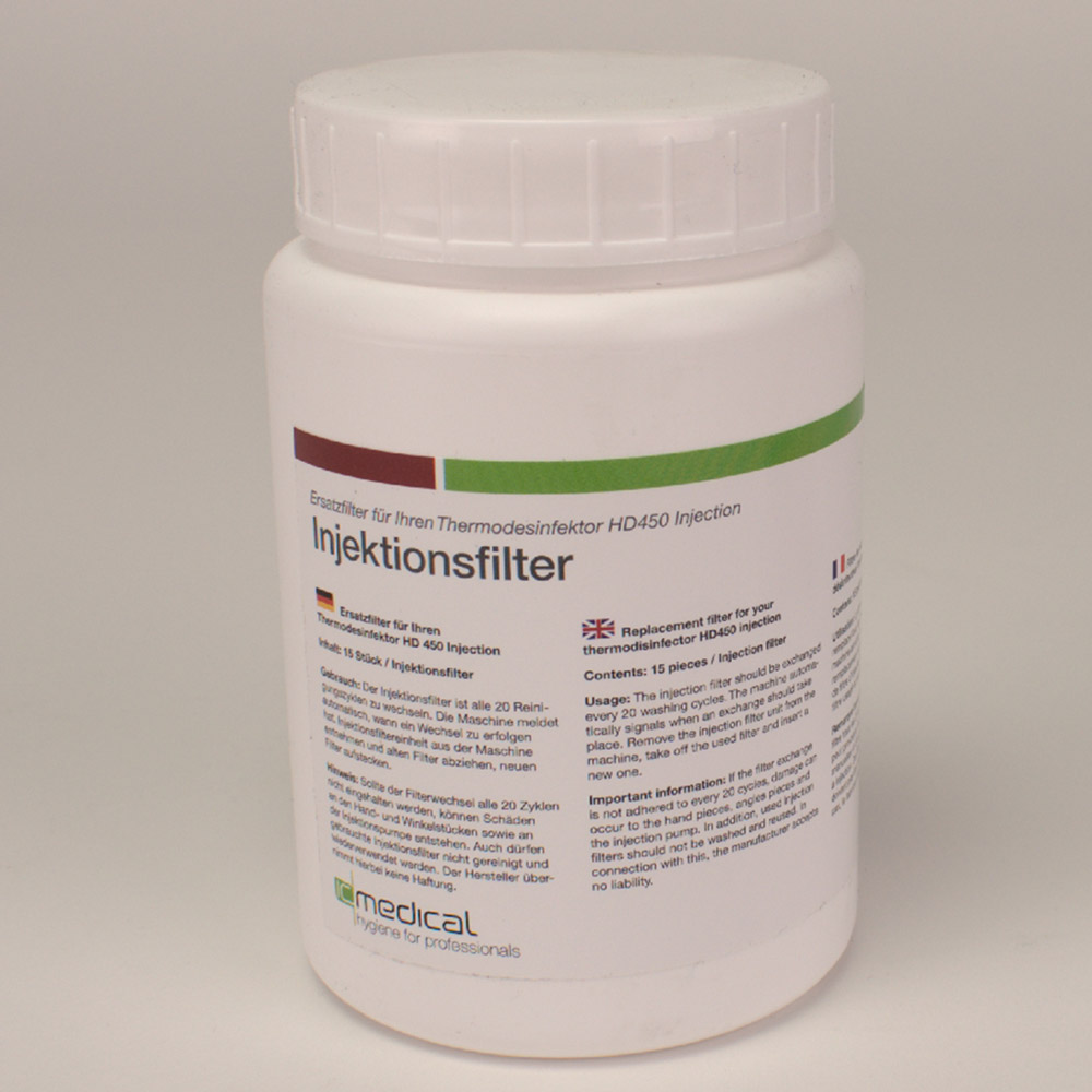 Injectiefilter voor HD 450, 15 stuks