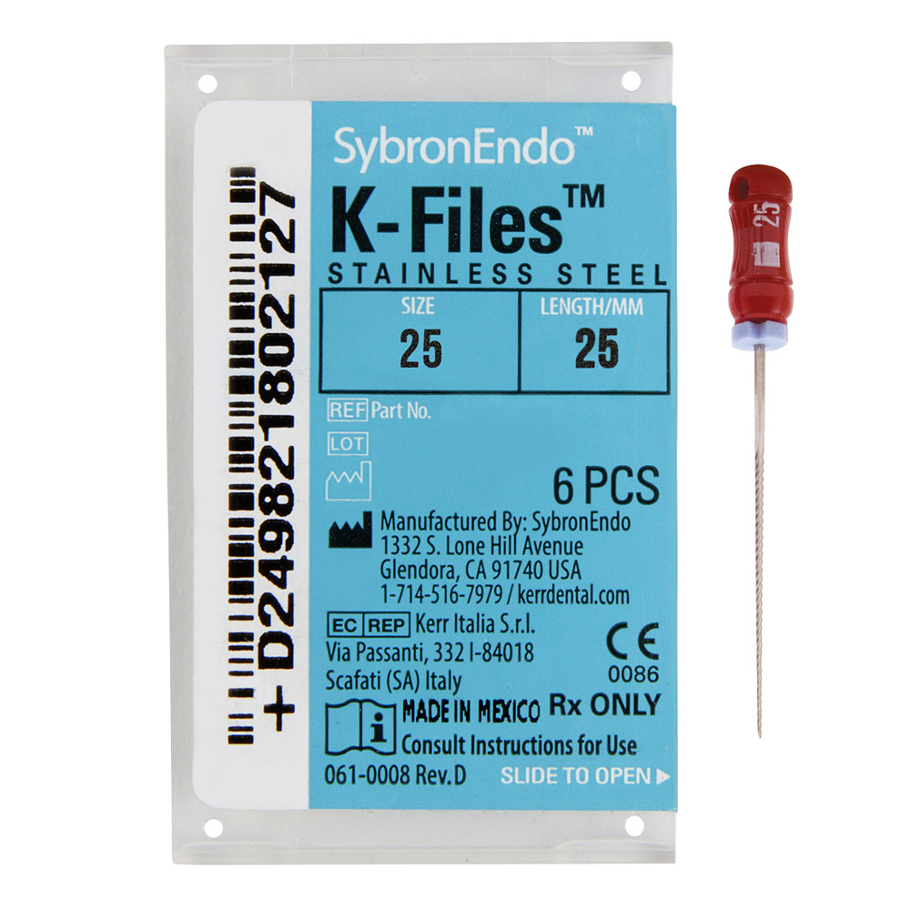 K-Vijlen 025 25 mm, 6 stuks