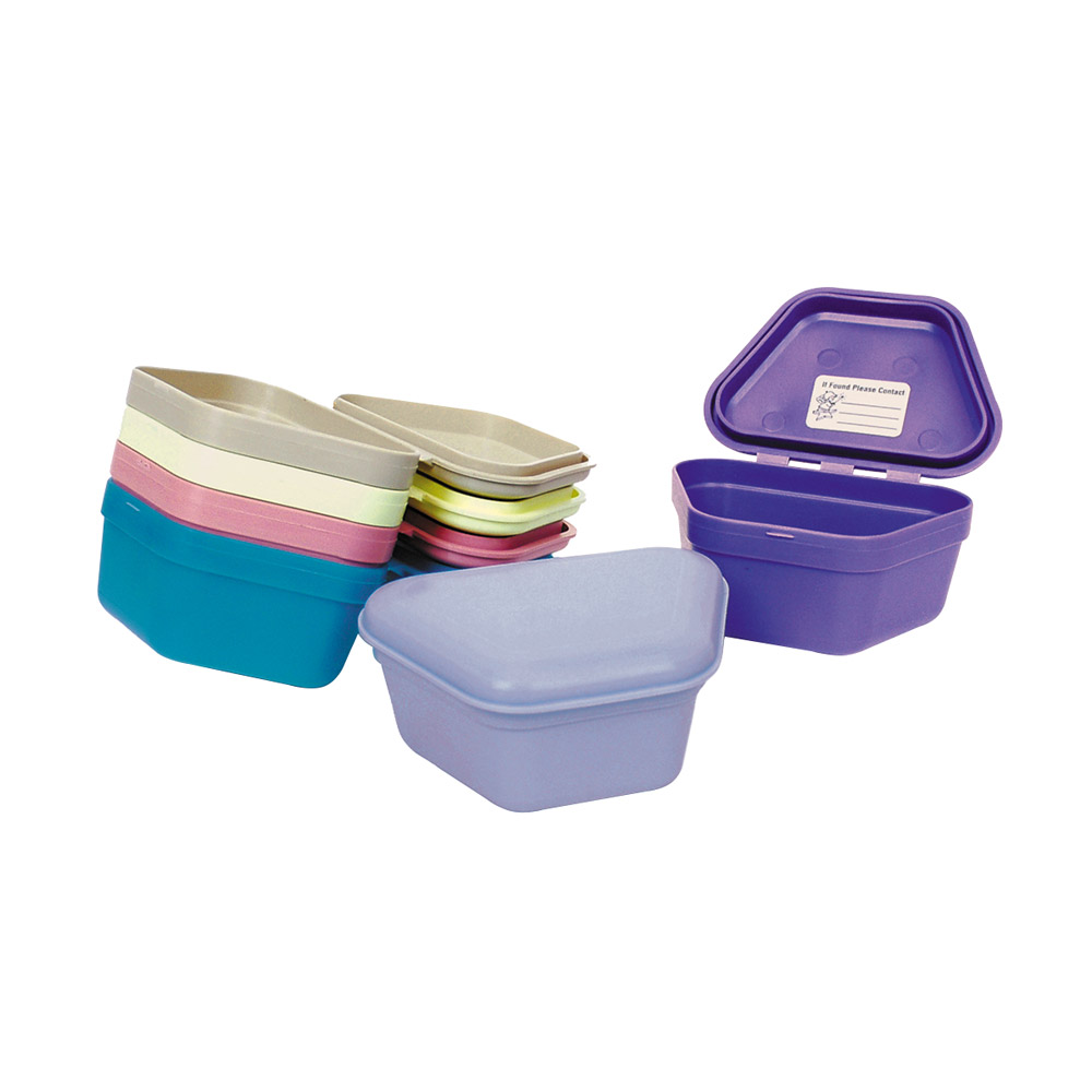 Prothesendoos turquoise, 12 stuks