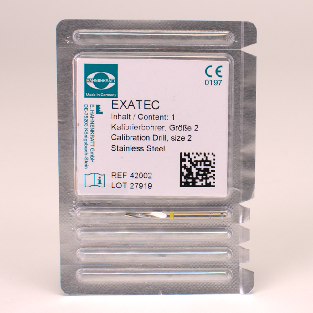 Exatec Kalibreerboor geel, stuk