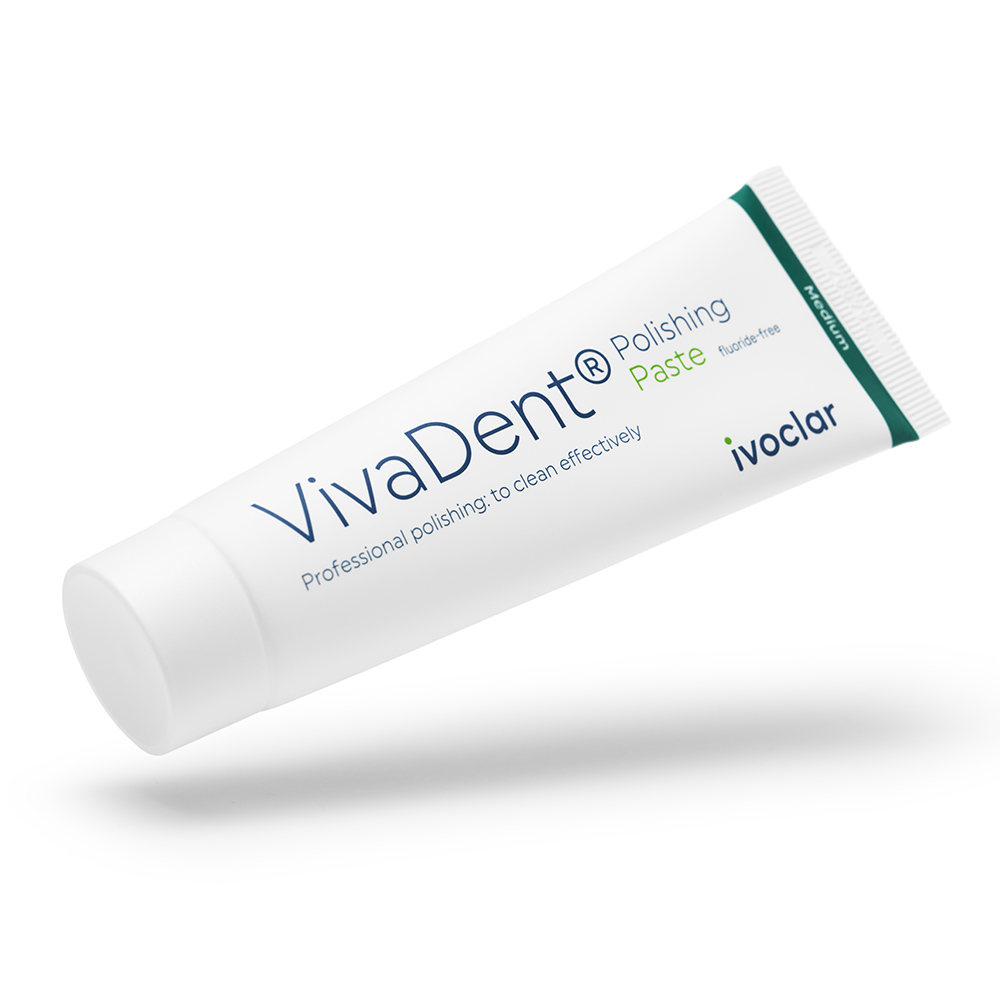 Vivadent Polijstpasta medium fluoridevrij, 80 g tube
