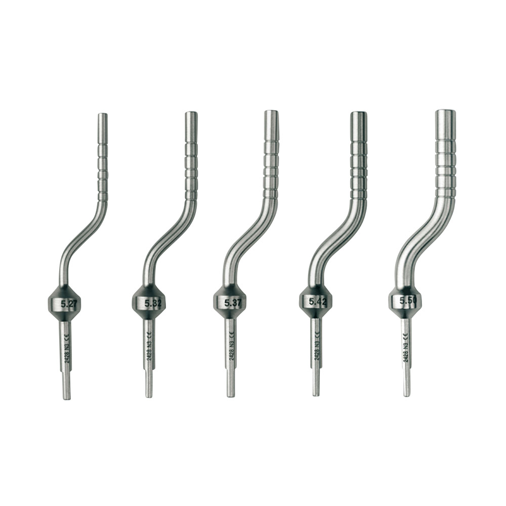 Osteotoom Bone-Pusher 5 mm gehoekt cilindrisch, stuk