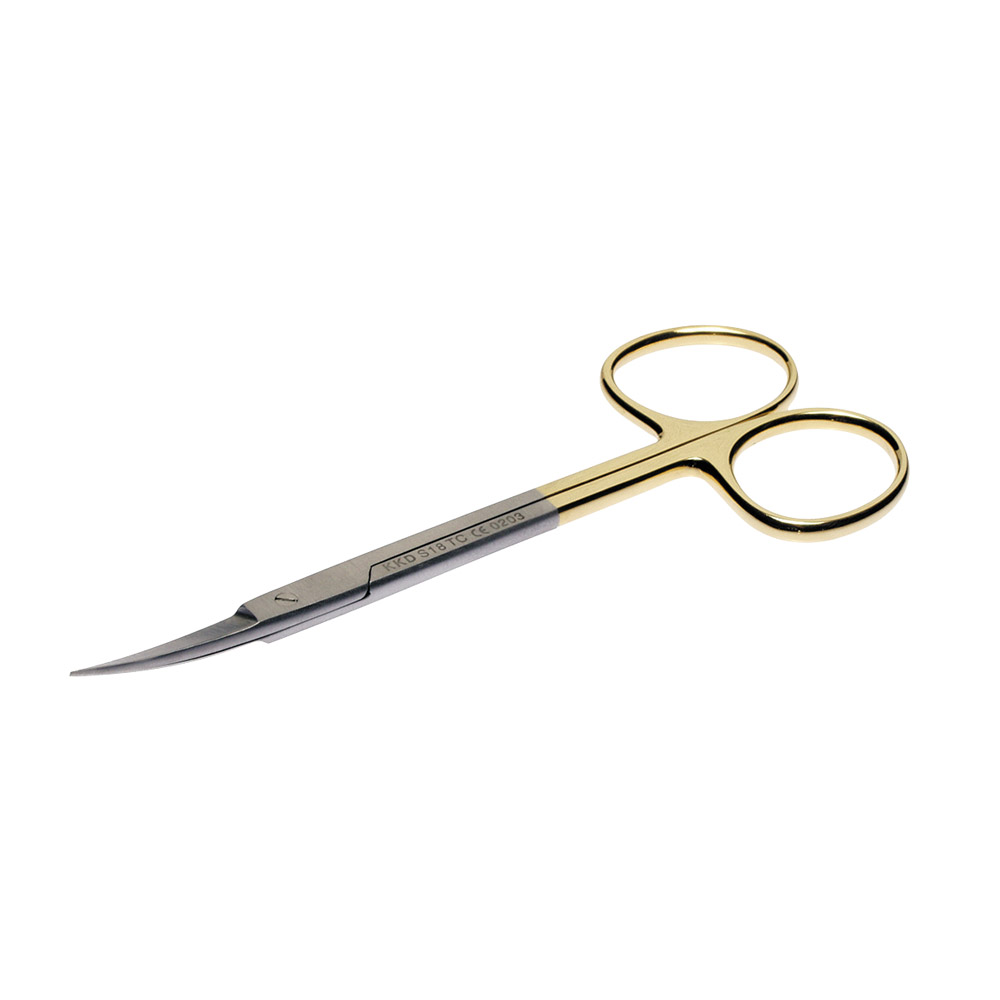 Schaar tc iris s-18 gebogen st