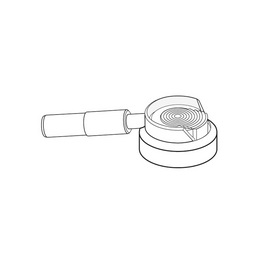 Spuitkop voor hand- en hoekstukken, stuk
