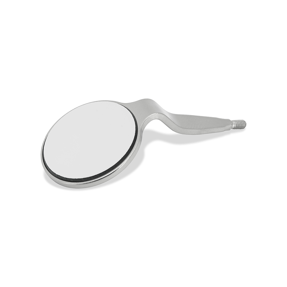 Mondspiegel MEGAduo Rhodium 5 plan SS, 6 stuk