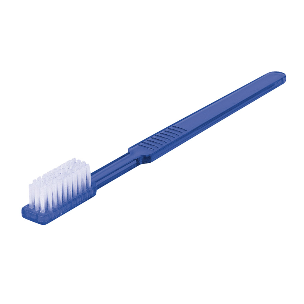 Wegwerp-tandborstels met blauwe tandpasta, 100 stuks