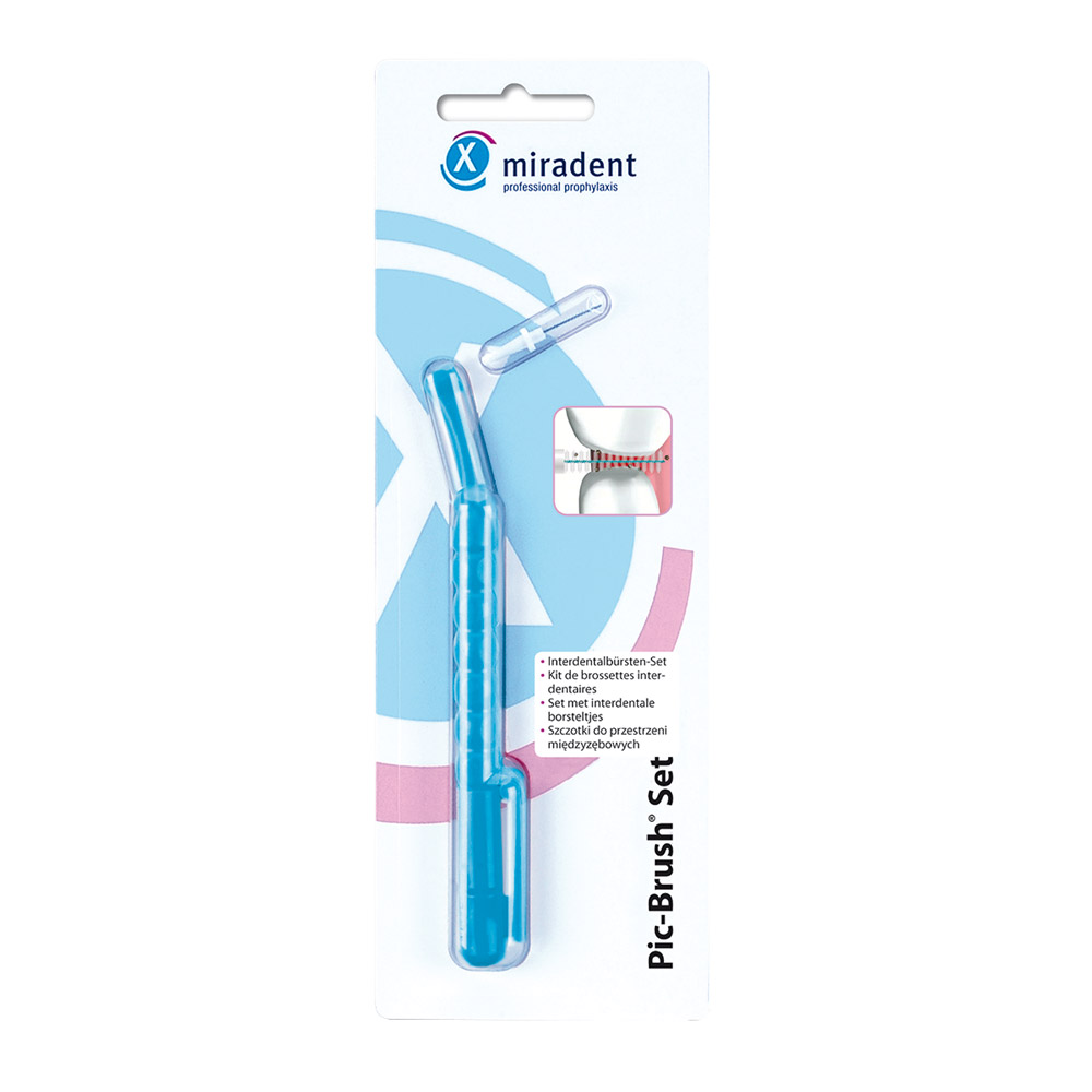 Pic Brush blauw transparant, set