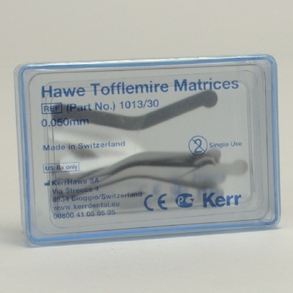 Tofflemire Matrizen 1013 Hawe, 30 stuks