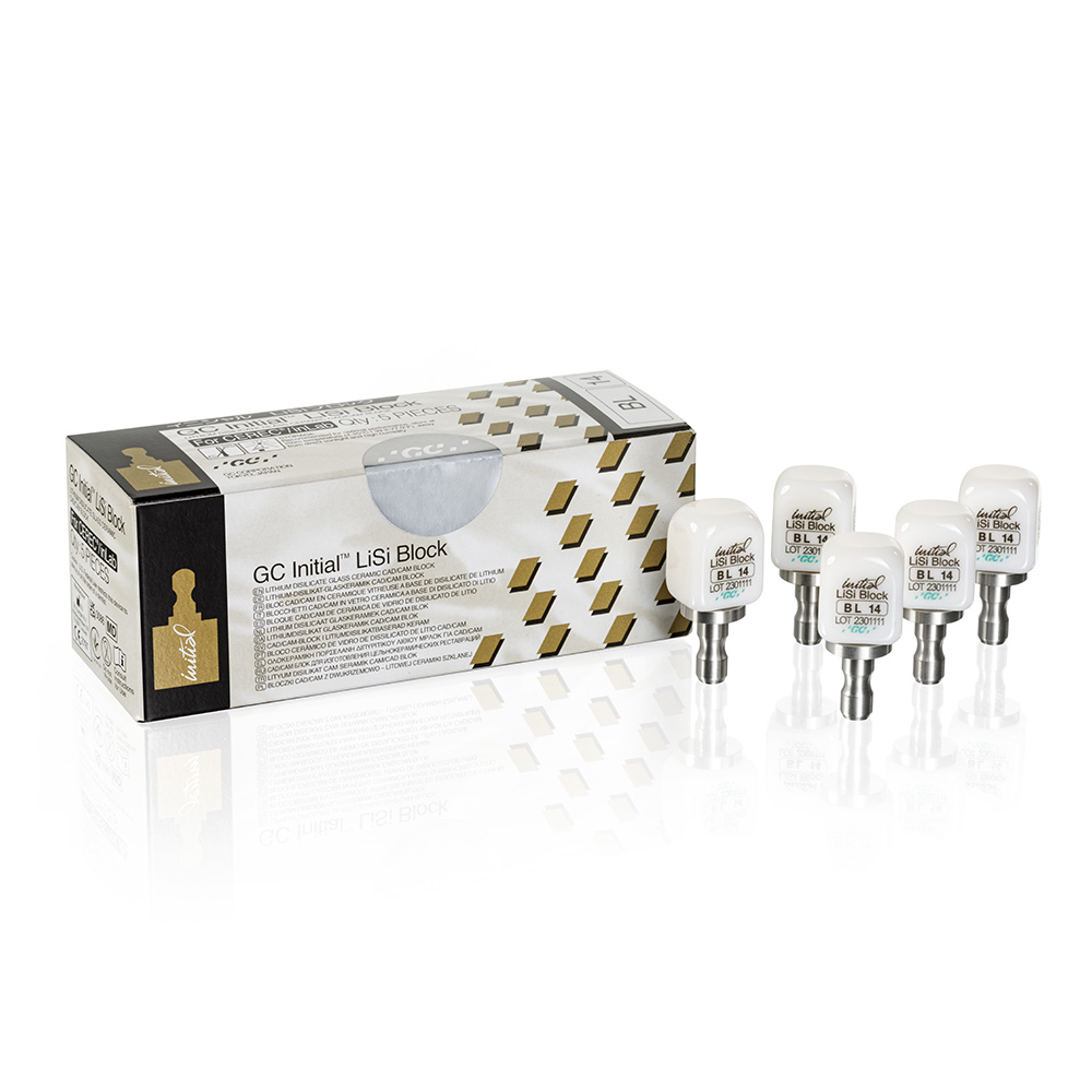GC Initial LiSi Block CEREC 14 BL, 5 stuks