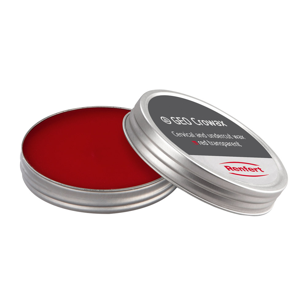GEO Crowax cervicale/onderlegwachs rood-traansparent, 80 g