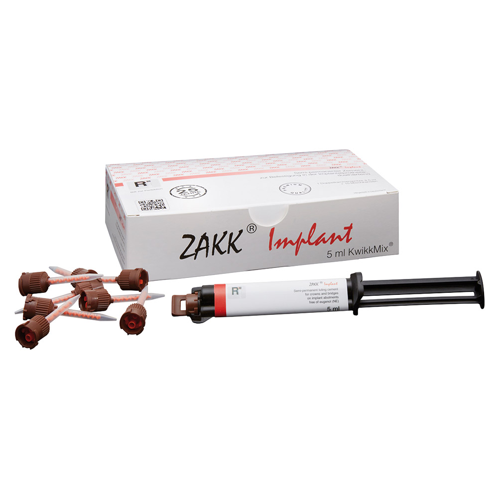 ZAKK Implant, verpakking