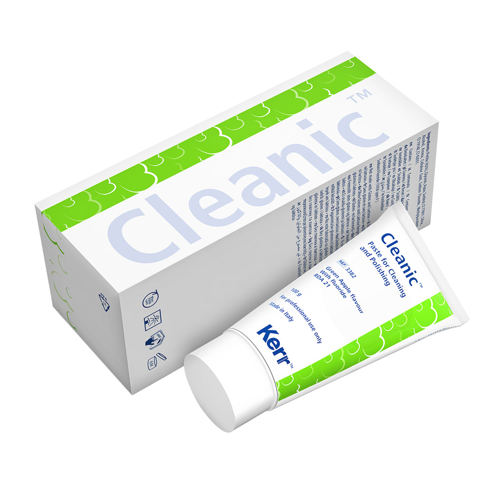 Cleanic met fluoride Green Apple, 100 g tube