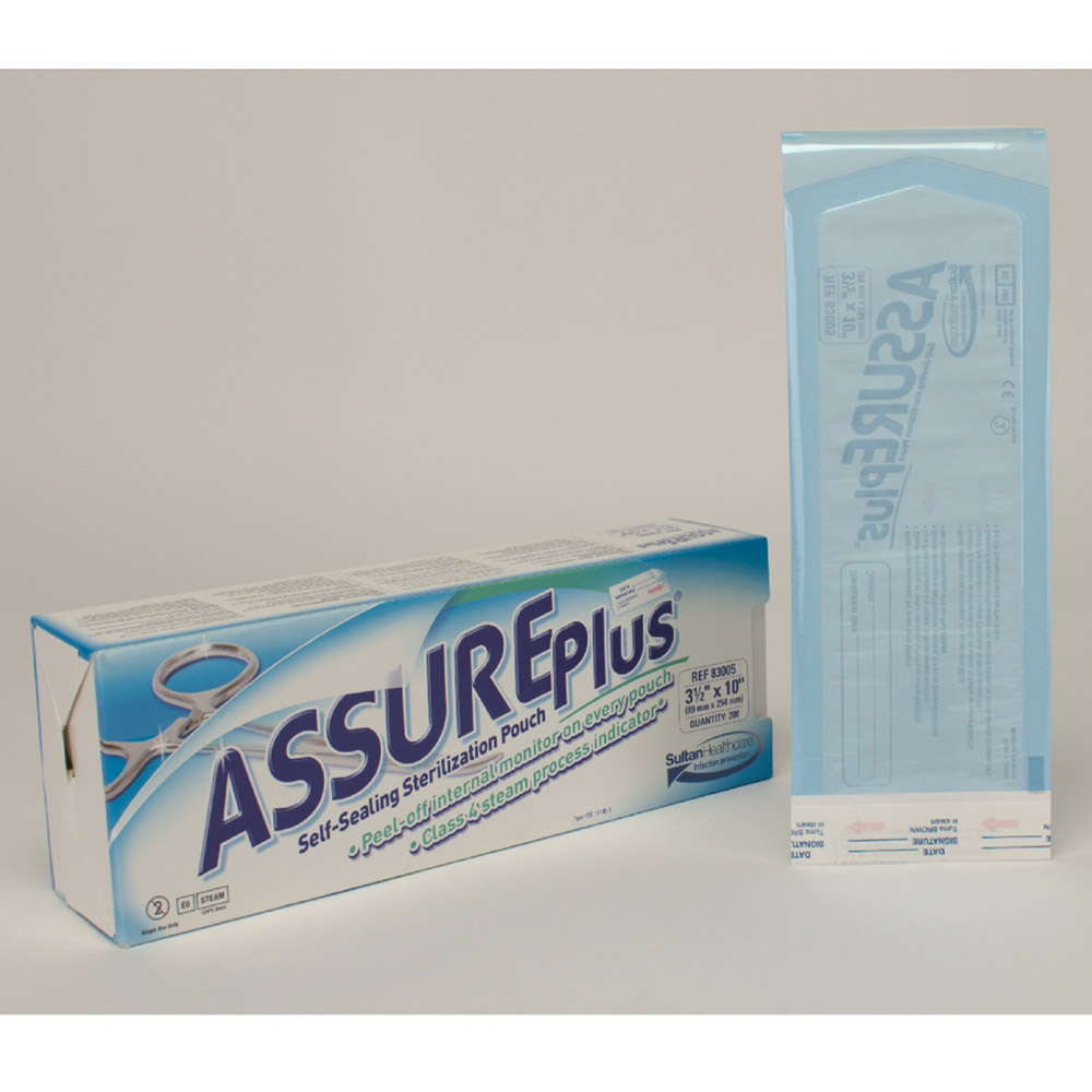 Assure plus steriele zakjes 90 x 255, verpakking