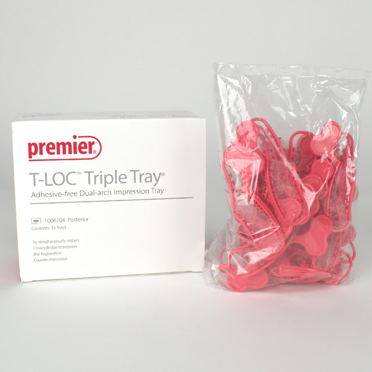 T-Loc Triple Tray Afdruklepel posterior, 35 stuks