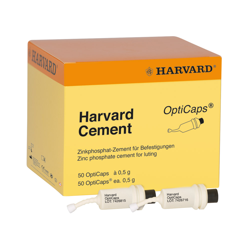 Harvard Cement witachtig geel, 50 OptiCaps
