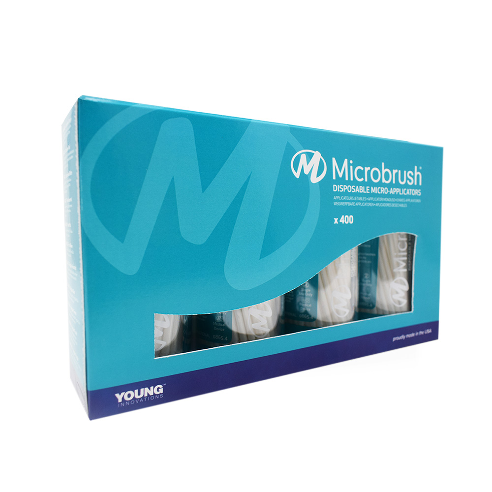 Microbrush superfijn wit, 400 stuks