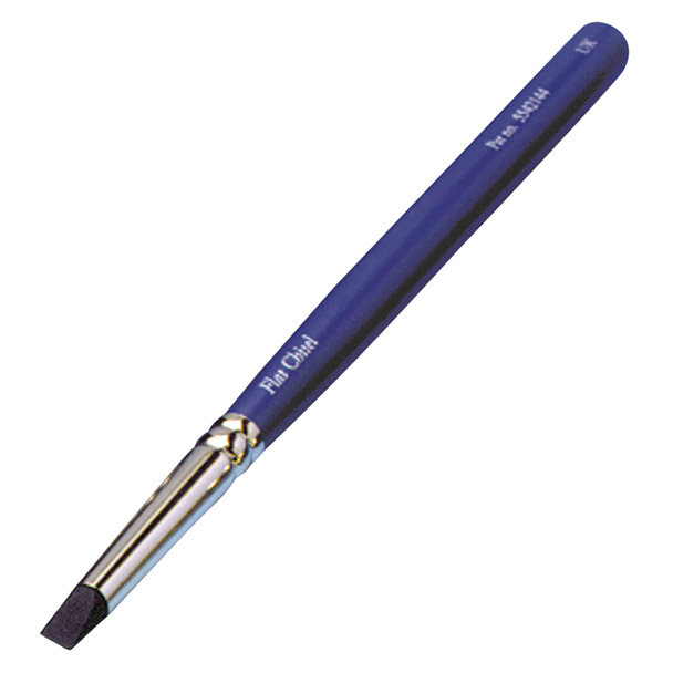 Silicon Brush Modelleerinstrument Flat-Chisel zwart, stuk