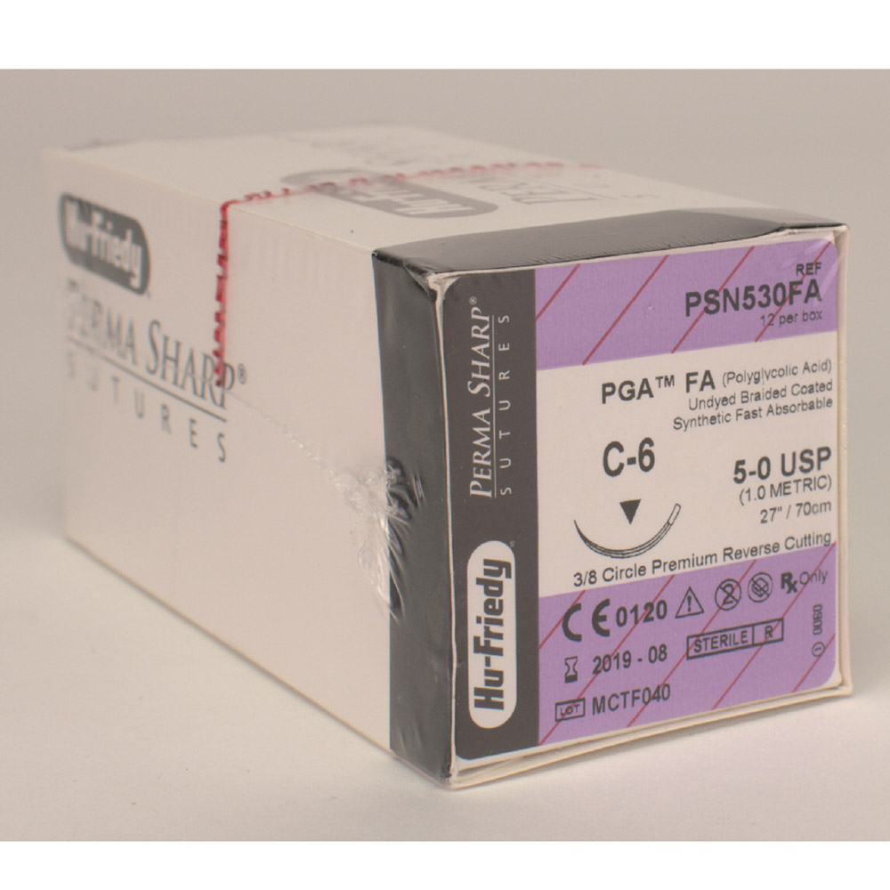 Hechtmateriaal PGA ongekleurd PSN530FA, 12 stuks