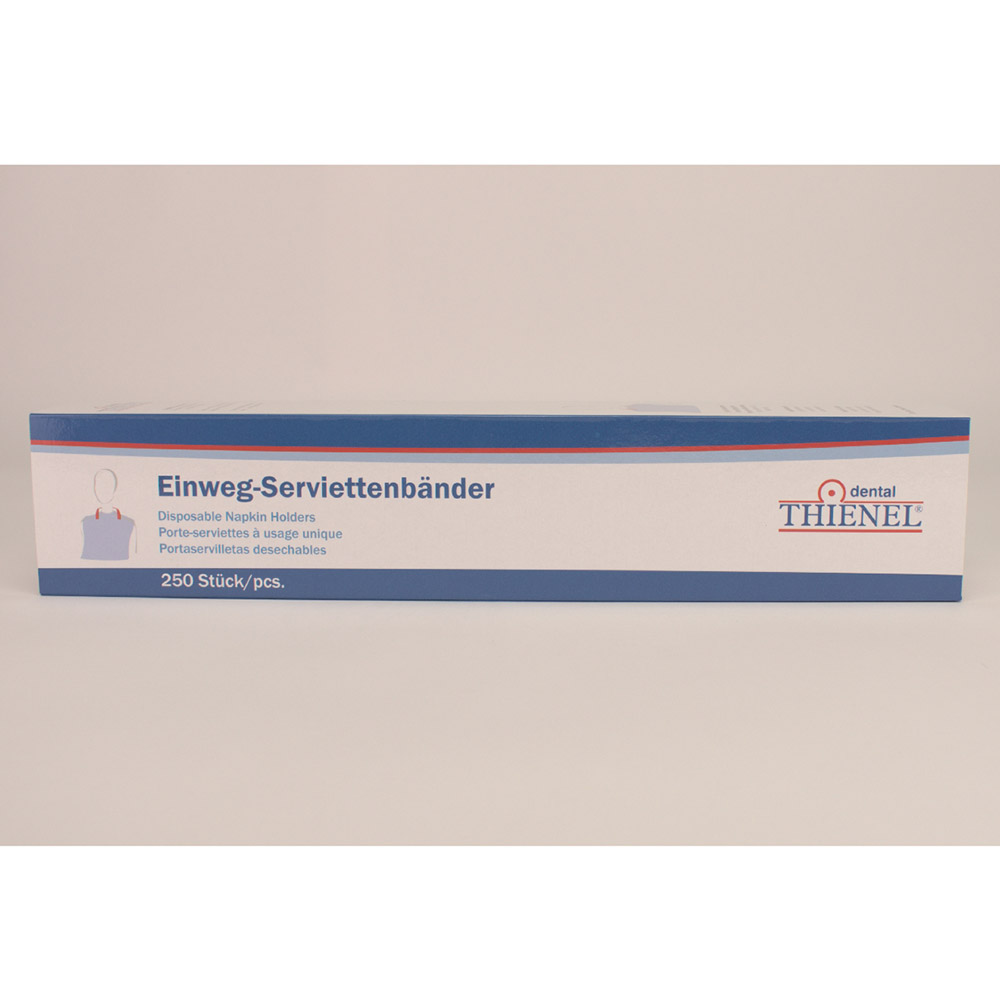 Wegwerp-Servetbandjes Crêpe, 250 stuks