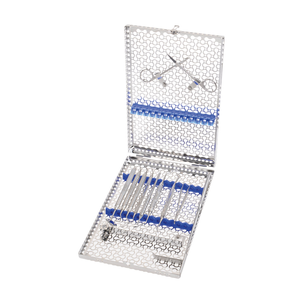 IMS cassette Signature DIN 13 instrumenten blauw, stuk