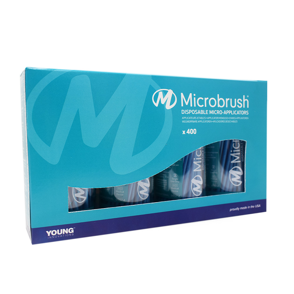 Microbrush Applikatoren regular blauw, 400 St.