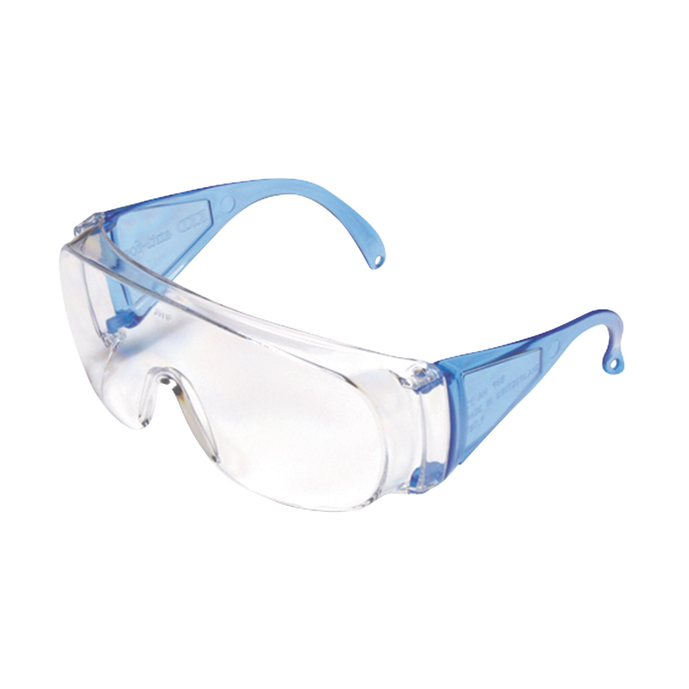 Anti fog beschermbril blauw st