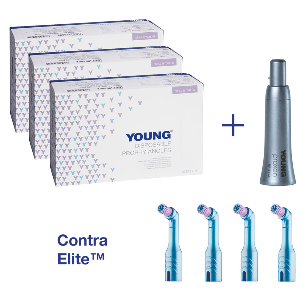 Contra Elite soft, latexvrij Proxeo handstuk HP-44M, kit