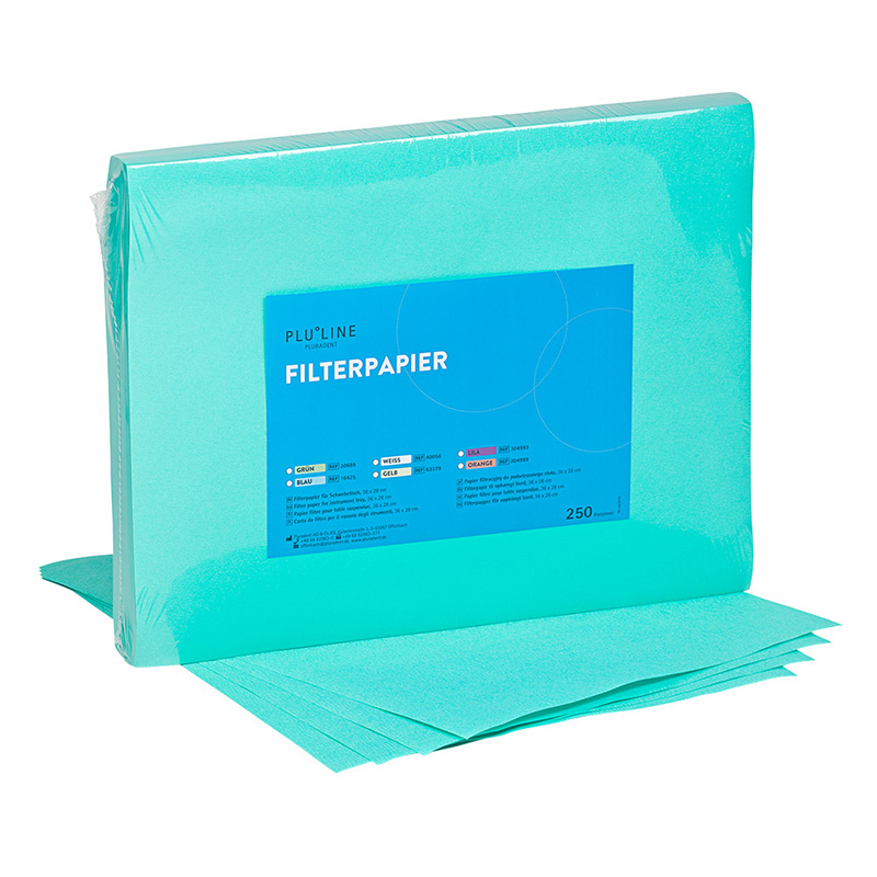 PLULINE Traypapier 18x28cm groen, 250St