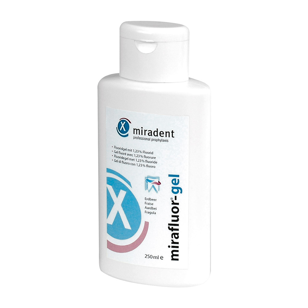 Mirafluor Gel Erdbeer, 250 ml
