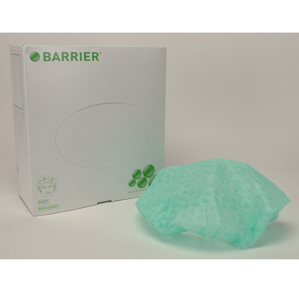 Barrier OP-Haube Flott groen, 100 stuks