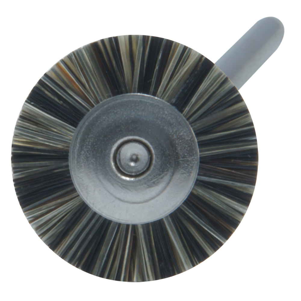 Mini-Bürstchen Chunking zwart 19 mm, 12 stuks