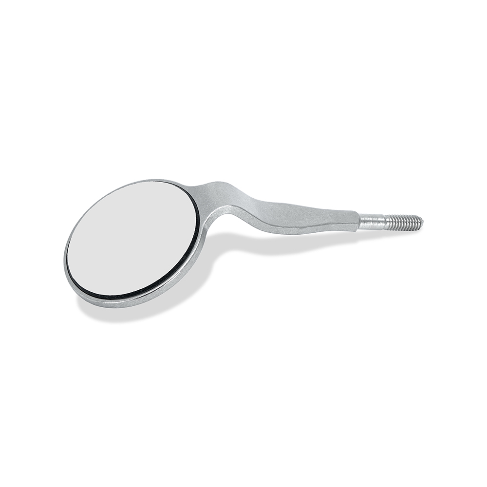 Mondspiegel MEGAduo Rhodium 5 vlak FS 6 stuks