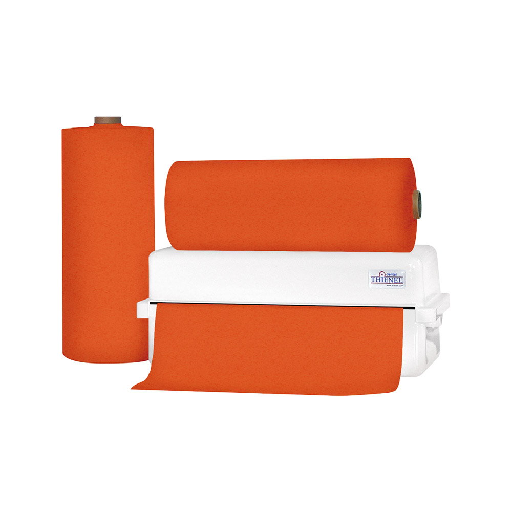 Patiëntenschort 3 Standard 54 x 60 cm donkeroranje, 80 stuks Rol