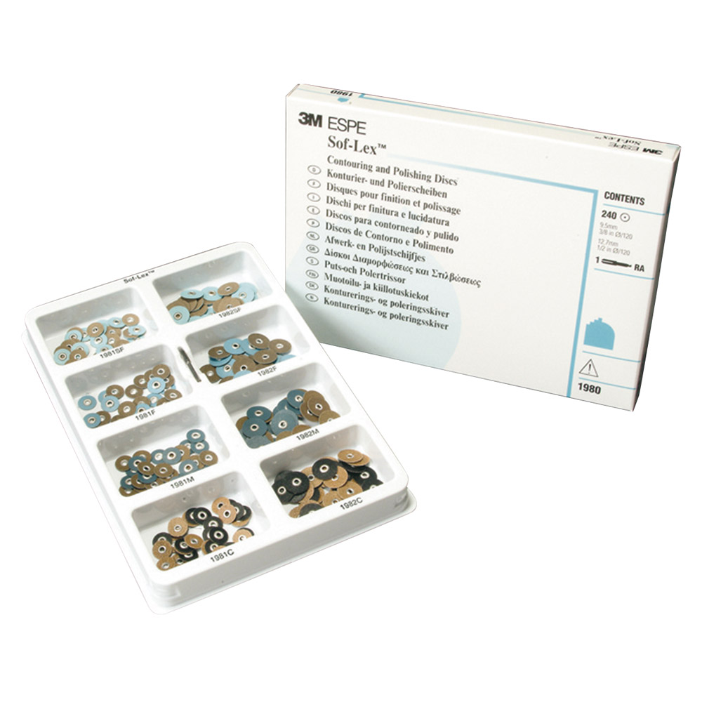 Sof-Lex Pop-On polijstschijfjes 1982M, 85 stuks