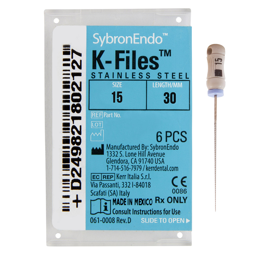 K-Vijlen 015 30 mm, 6 stuks