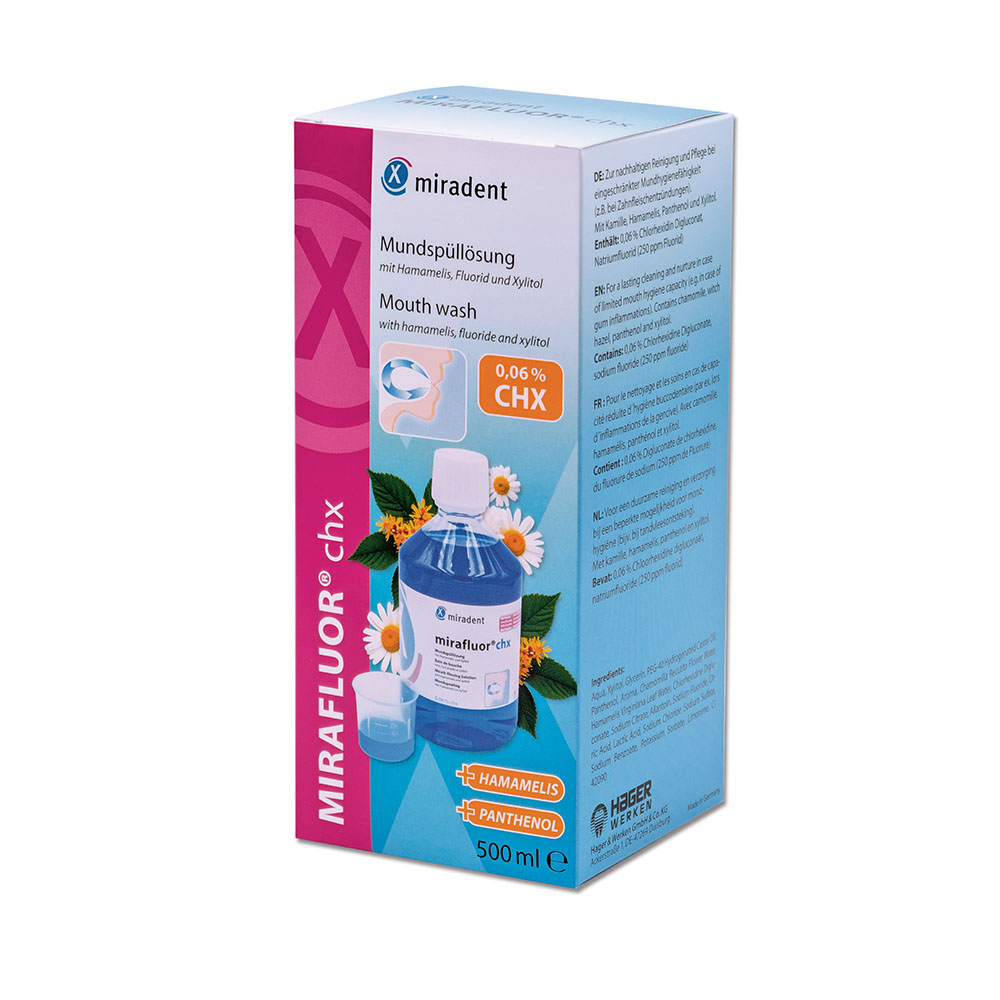 Mirafluor CHX 0,06 %, 500 ml